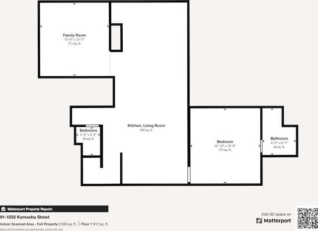 91-1032 Kamaehu St, Ewa Beach, HI 96706 - property floor plan