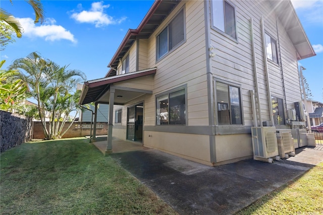 95-1039 Palamoa St Unit 107, Mililani, HI 96789 - view of home's exterior with a patio area and a cooling unit
