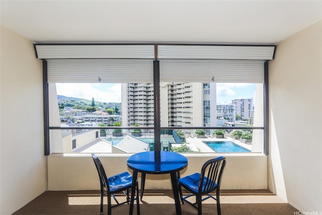 1717 Mott Smith Dr Unit 707, Honolulu, HI 96822 - balcony with a city view