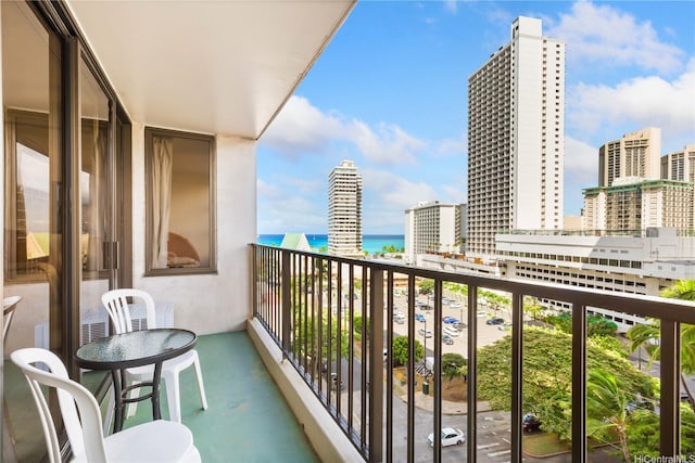 201 Ohua Ave Unit 1012Tower-I, Honolulu, HI 96815 - balcony with a city view