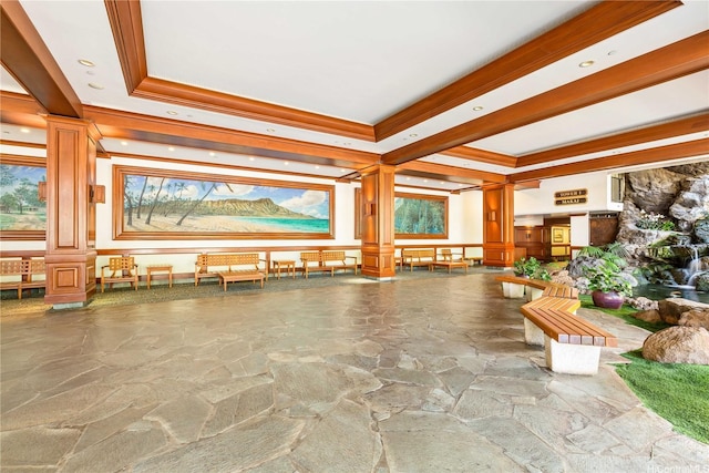 201 Ohua Ave Unit 1012Tower-I, Honolulu, HI 96815 - common area featuring ornamental molding