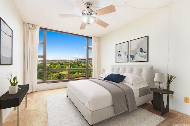 98-402 Koauka Loop Unit 1503, Aiea, HI 96701 - bedroom featuring carpet flooring and ceiling fan