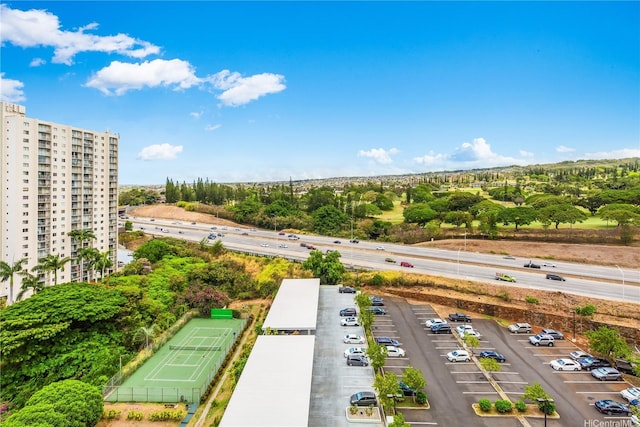 98-402 Koauka Loop Unit 1503, Aiea, HI 96701 - aerial view of a main thoroughfare and a tree filled landscape