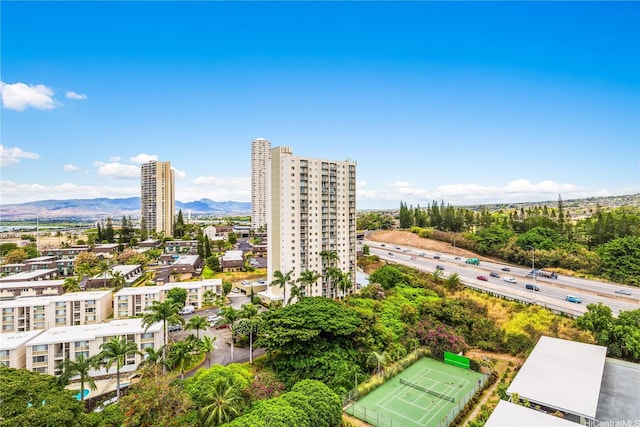 98-402 Koauka Loop Unit 1503, Aiea, HI 96701 - drone / aerial view of mountains and a highway