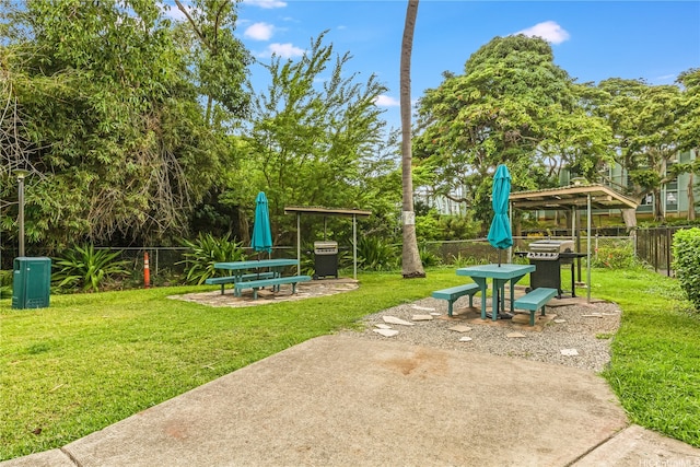98-402 Koauka Loop Unit 1503, Aiea, HI 96701 - view of yard featuring a patio