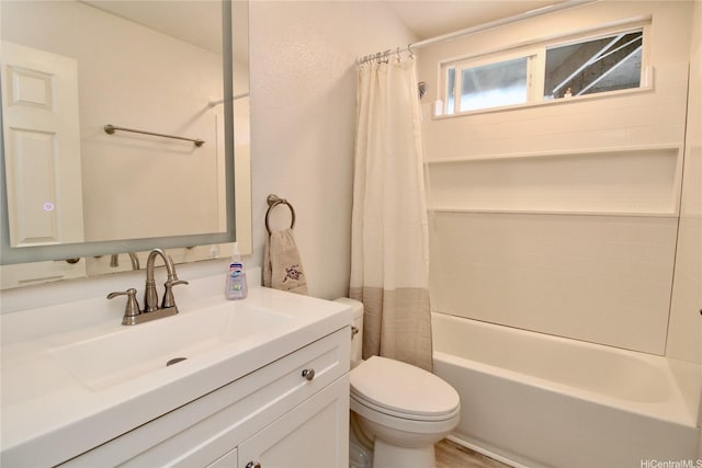 91-1066 Lanakoi St, Kapolei, HI 96707 - full bathroom featuring toilet, vanity, and shower / bath combination with curtain