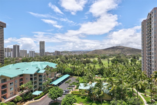 3009 Ala Makahala Pl Unit 905, Honolulu, HI 96818 - city view with a mountain backdrop