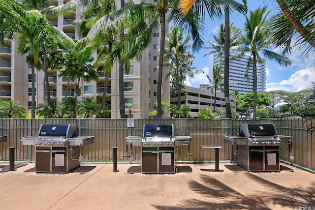 3009 Ala Makahala Pl Unit 905, Honolulu, HI 96818 - view of patio / terrace featuring area for grilling