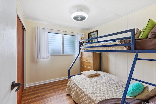 538 Akahi Pl, Lanai City, HI 96763 - bedroom with wood finished floors, baseboards, and a closet