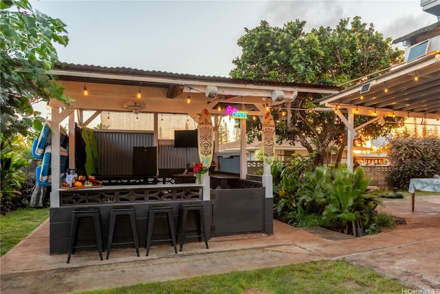 538 Akahi Pl, Lanai City, HI 96763 - view of patio / terrace with a gazebo