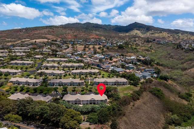 92-1151 Palahia St Unit B206, Kapolei, HI 96707 - aerial view of property and surrounding area featuring a mountain backdrop