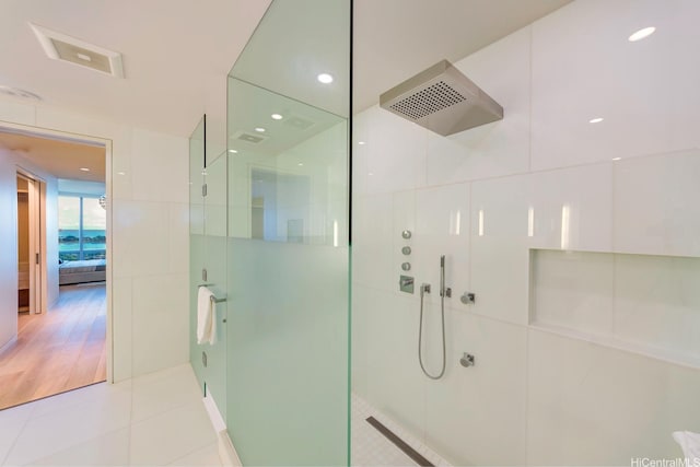 1118 Ala Moana Blvd Unit 1000, Honolulu, HI 96814 - ensuite bathroom featuring a walk in shower and tile patterned flooring