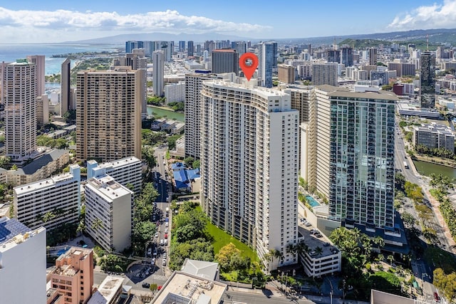 469 Ena Rd Unit 901, Honolulu, HI 96815 - view of urban area with a nearby body of water