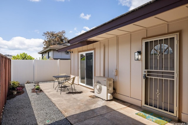 94-1444 Okupu St, Waipahu, HI 96797 - fenced backyard featuring a cooling unit and a patio