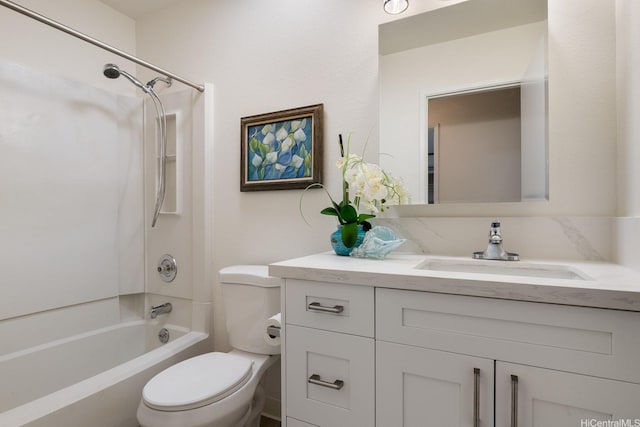94-1444 Okupu St, Waipahu, HI 96797 - full bath with vanity, toilet, and washtub / shower combination