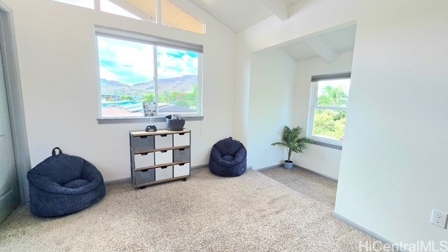 87-230 Holopono St, Waianae, HI 96792 - living area with carpet floors and plenty of natural light