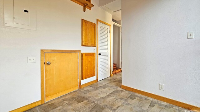 6133 Summer St Unit 6133B, Honolulu, HI 96821 - empty room featuring baseboards and electric panel