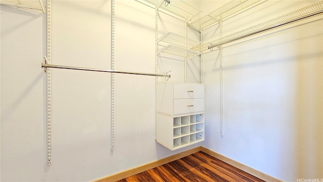 6133 Summer St Unit 6133B, Honolulu, HI 96821 - spacious closet featuring dark wood-style floors