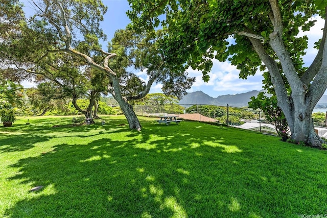 44-130 Mui Pl Unit 2605, Kaneohe, HI 96744 - view of green lawn featuring a mountain view