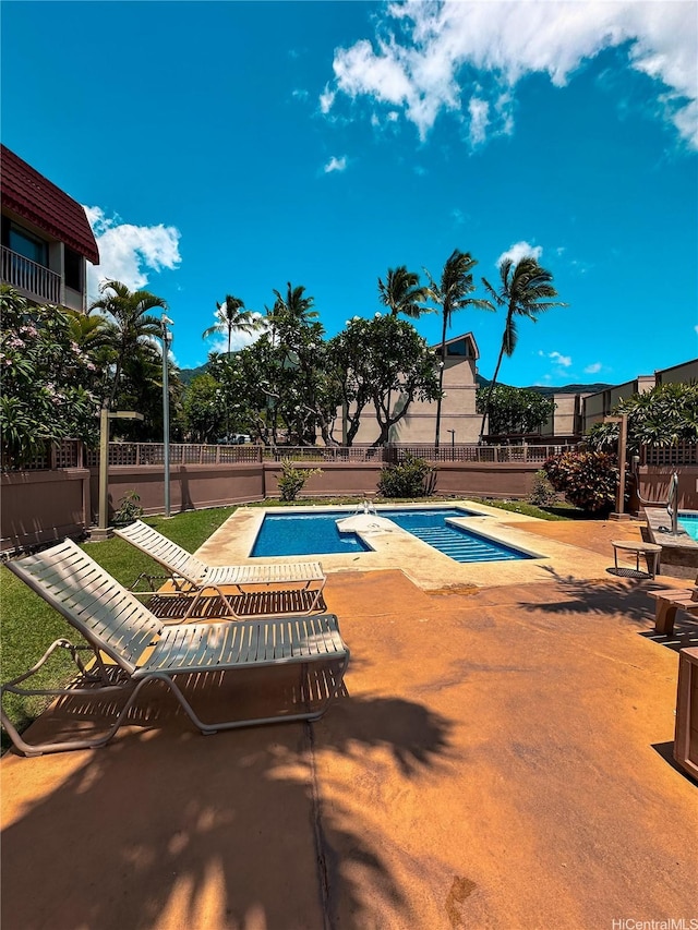 84-664 Ala Mahiku St Unit 196A, Waianae, HI 96792 - view of pool featuring a patio area