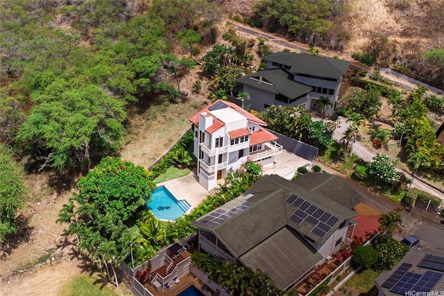 7421 Mokuhano Pl, Honolulu, HI 96825 - view from above of property with a pool area