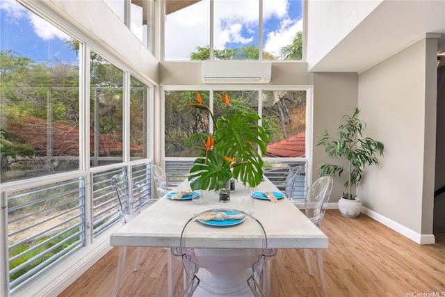 7421 Mokuhano Pl, Honolulu, HI 96825 - sunroom featuring an AC wall unit