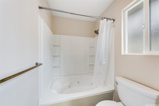 91-1200 Keaunui Dr Unit 204, Ewa Beach, HI 96706 - bathroom featuring toilet and a combined bath / shower with jetted tub