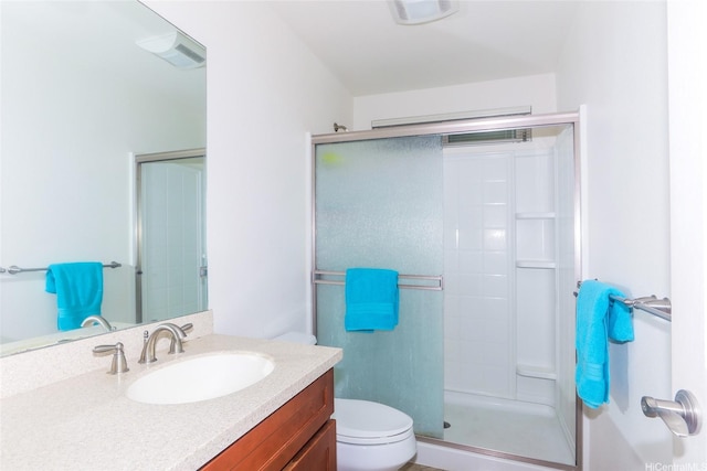724 Kakala St Unit 1801, Ewa Beach, HI 96706 - full bathroom featuring a shower stall, toilet, and vanity