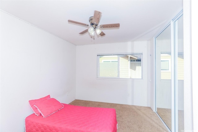 724 Kakala St Unit 1801, Ewa Beach, HI 96706 - carpeted bedroom featuring ceiling fan