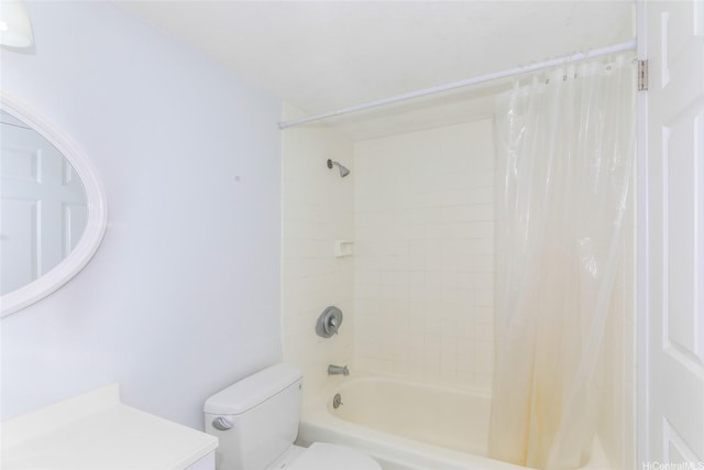1830 Wilikina Dr Unit 1006, Wahiawa, HI 96786 - full bathroom featuring shower / bath combination with curtain, vanity, and toilet
