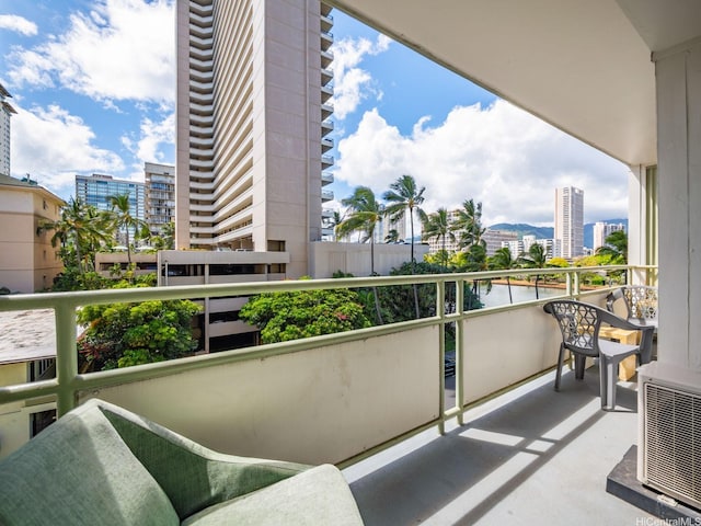 445 Kaiolu St Unit 409, Honolulu, HI 96815 - balcony featuring a city view and ac unit