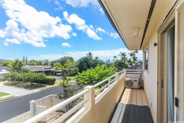 736 Ulili St, Honolulu, HI 96816 - balcony with ac unit