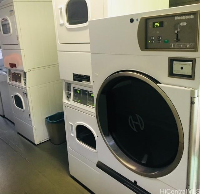 417 Nohonani St Unit 311, Honolulu, HI 96815 - shared laundry with stacked washing machine and dryer and washing machine and clothes dryer