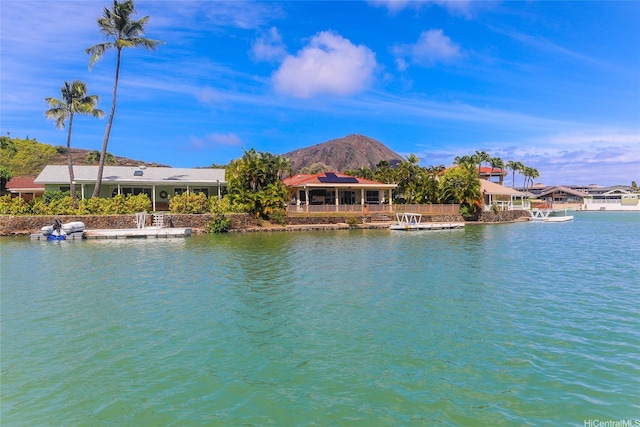 477 Opihikao Place -, Honolulu, HI 96825 - water view featuring a mountain backdrop
