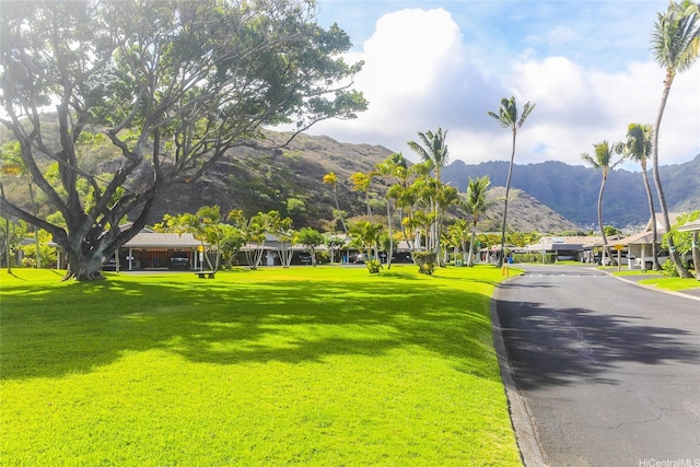 477 Opihikao Place -, Honolulu, HI 96825 - view of community featuring a mountain view and a yard