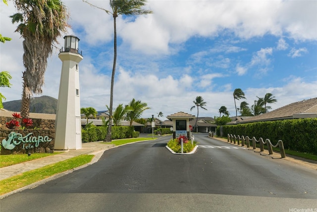 477 Opihikao Place -, Honolulu, HI 96825 - view of asphalt street featuring curbs, sidewalks, and street lighting