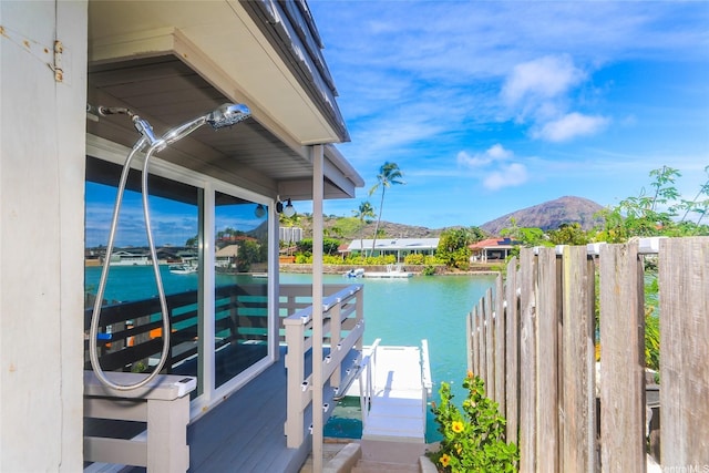 477 Opihikao Place -, Honolulu, HI 96825 - dock featuring a water and mountain view