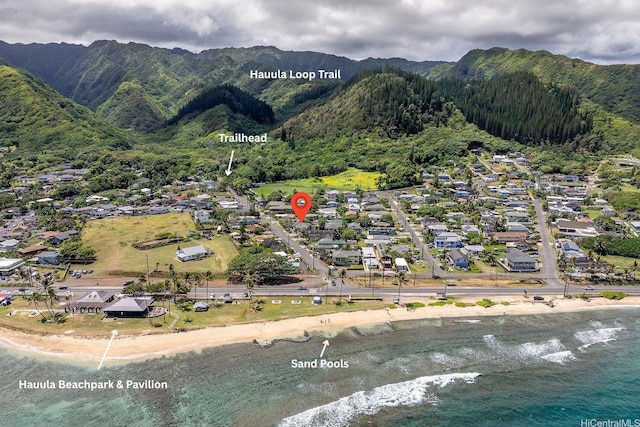 54-298 Hauula Homestead Rd Unit A, Hauula, HI 96717 - view of mountain backdrop featuring a nearby body of water and a forest