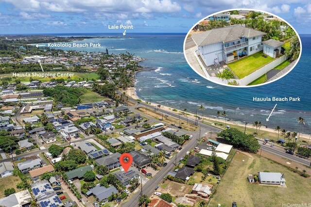54-298 Hauula Homestead Rd Unit A, Hauula, HI 96717 - aerial view of property's location with a nearby body of water