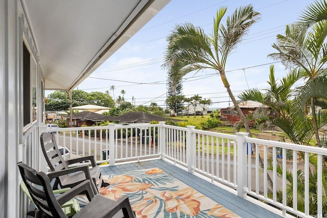 54-298 Hauula Homestead Rd Unit A, Hauula, HI 96717 - view of wooden deck