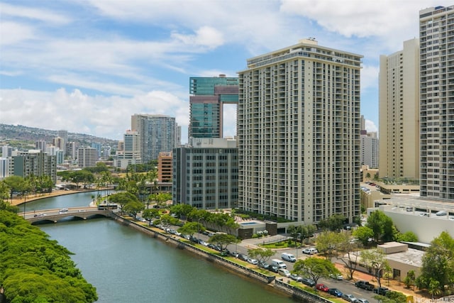 1717 Ala Wai Blvd Unit 303, Honolulu, HI 96815 - city view with a notable bridge and a large body of water