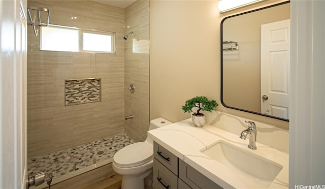 84-160 Jade St, Waianae, HI 96792 - bathroom with toilet, vanity, and a tile shower