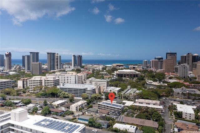 1401 Lusitana St Unit 504, Honolulu, HI 96813 - city view featuring a nearby body of water
