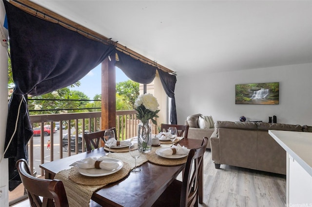 84-707 Kiana Pl Unit 107B, Waianae, HI 96792 - dining room featuring light wood finished floors