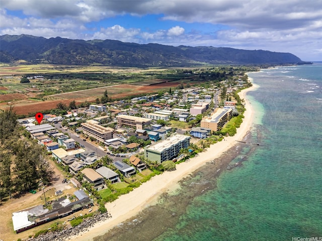 68-077 Au St Unit 2D, Waialua, HI 96791 - drone / aerial view of a water and mountain view