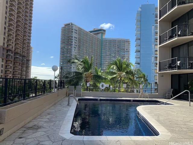 1850 Ala Moana Blvd Unit 223, Honolulu, HI 96815 - community pool featuring a patio area and a view of city