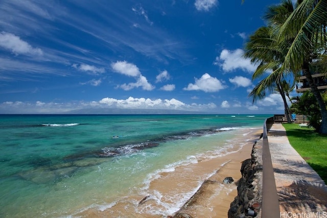 3823 Lower Honoapiilani Rd Unit 105, Lahaina, HI 96761 - water view with nearby beach