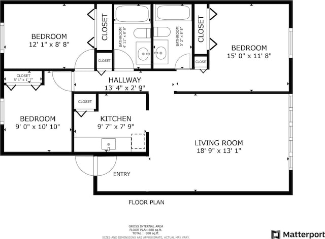 98-1040 Moanalua Rd Unit 1-201, Aiea, HI 96701 - floor plan / room layout