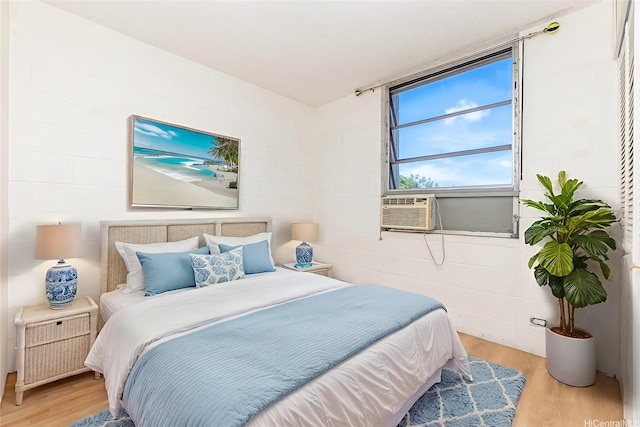 98-1040 Moanalua Rd Unit 1-201, Aiea, HI 96701 - bedroom with wood finished floors and cooling unit