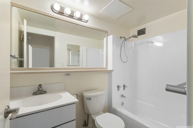 1050 Kinau St Unit 301, Honolulu, HI 96814 - bathroom with vanity, shower / bathtub combination, and toilet